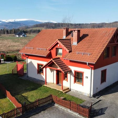 Villa Leika - Panoramablick am Riesengebirge Mysłakowice Exterior foto