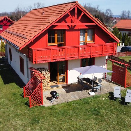 Villa Leika - Panoramablick am Riesengebirge Mysłakowice Exterior foto